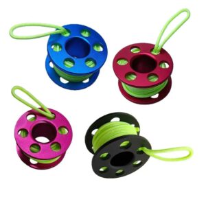Diving Mini Finger Spool Keychain
