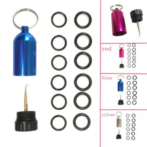 Scuba Tank O-Ring Kit with Pick Keychain