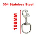 Swivel-Eye Butterfly Sliding Bolt Snap